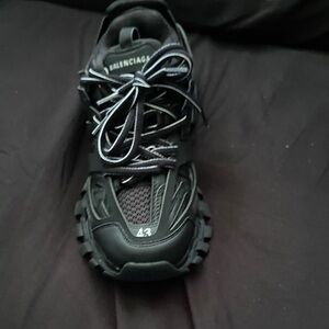 Balenciaga Men's Black Mesh Sneakers brand new no box